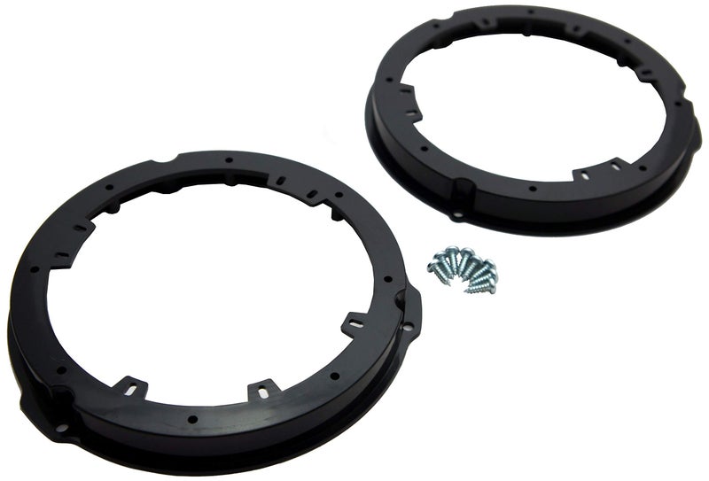Harmony Audio Compatible with 2013-2019 Ford Fusion HA-825605 Front Factory Speaker to Aftermarket 6.5" Speakers Adapters - Image 1